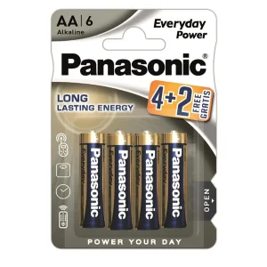 Батарейка Panasonic Everyday Power лужна AA блістер, 6 шт., LR6REE/6B2F UA